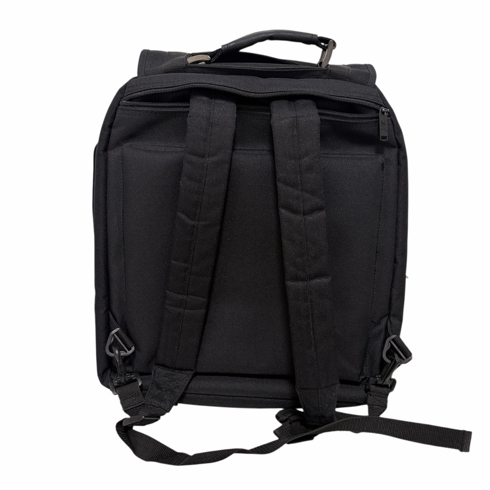 Black Laptop Multi-Compartment Backpack Work Bag … - image 2